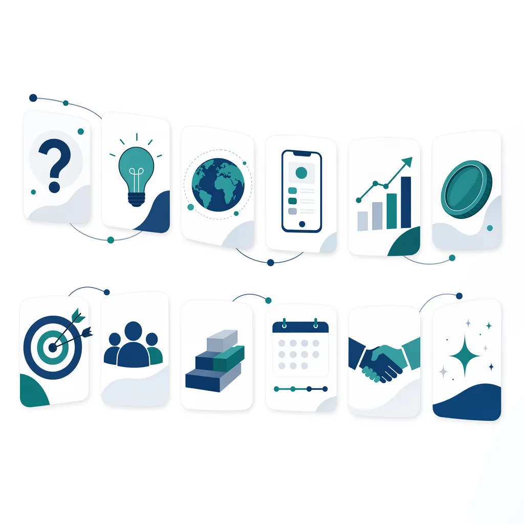 12-Slides-Architektur eines investor-ready Pitch-Decks.