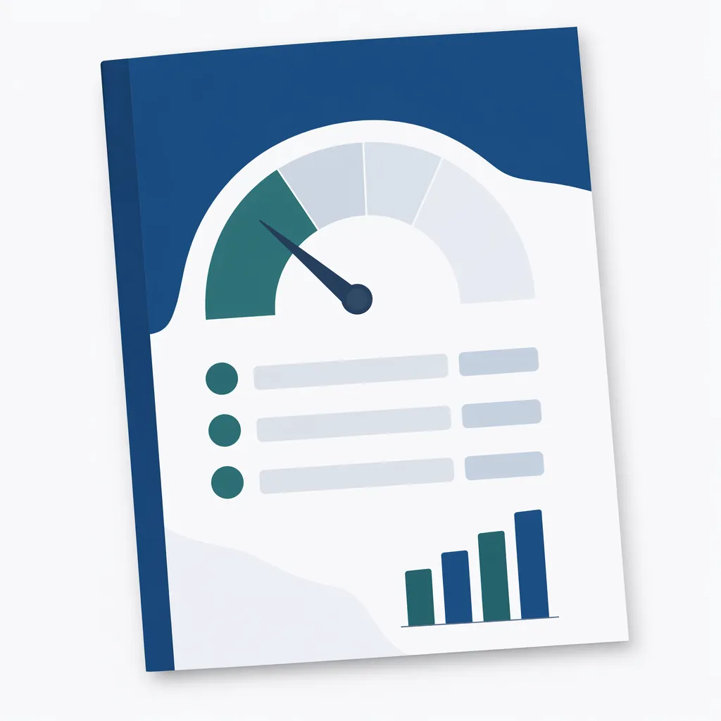 Mockup d'un rapport d'audit cybersécurité avec scoring de risque.